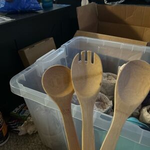 Wooden Kitchen Utensil Set